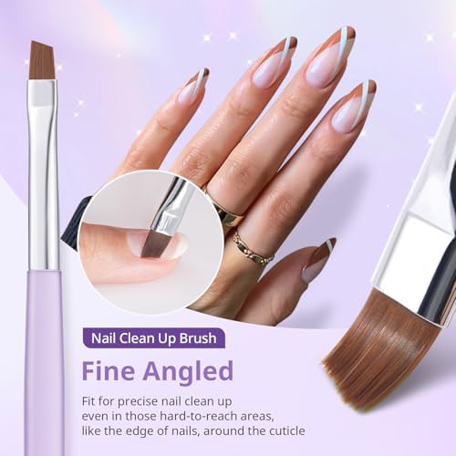 AIRSEE Nail Art Clean Up Brushes - Image 4