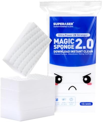 Tex-10 Melamine Magic Sponge Eraser, Non-Scratch by SUPERASER