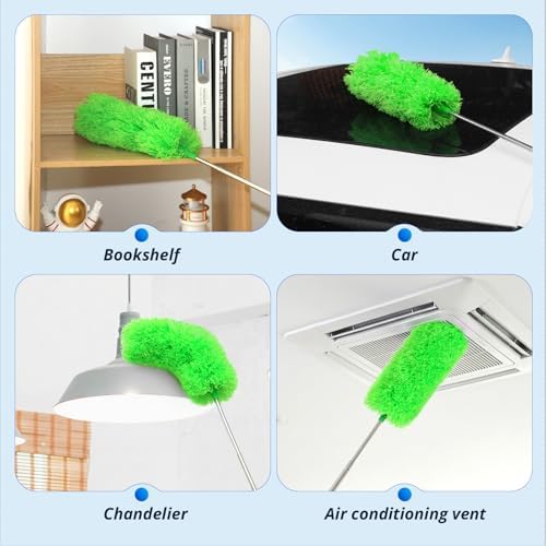 ZZ LAZYCOTTAGE Ceiling Fan Cleaner Duster, Microfiber Feather Duster - Image 6