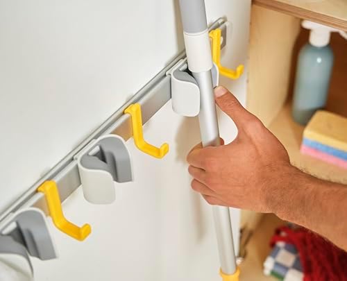 Joseph Joseph CleanTech Wall Mounted Mop & Broom Organizer - Image 6