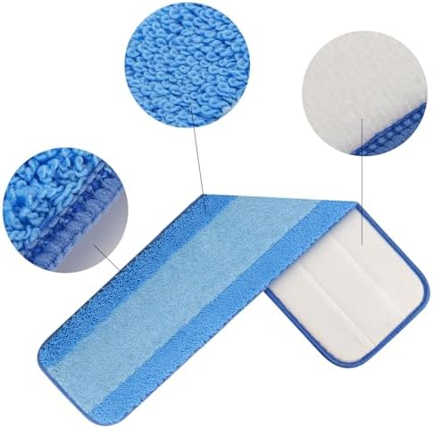 15 Pack Microfiber Mop Pads 18 in Mop Pad Refills Compatible - Image 3