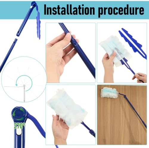 Colingmill 12 Pack Replacement Duster Handles, 3 Ft Extendable - Image 2