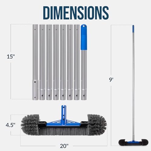 Best Choice Products 20" Pool Brush - Image 2