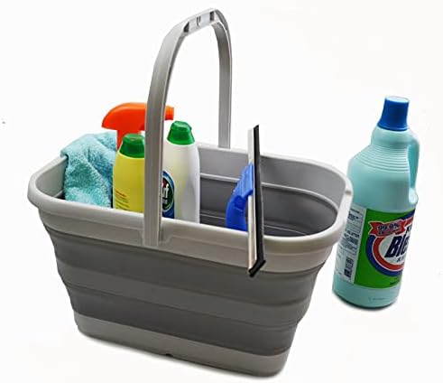 SAMMART 12L Collapsible Rectangular Handy Bucket/Multiuse Foldable Water Pail - Image 5