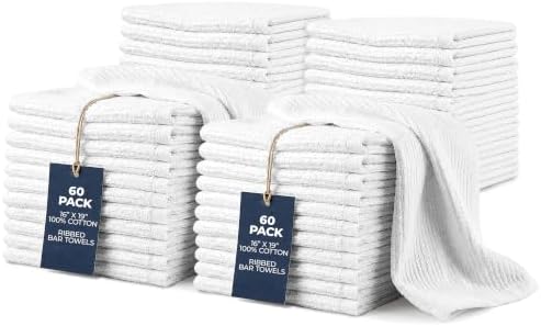Avalon Towels Ribbed Bar Mop Towels by AvalonTowels