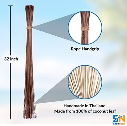 Handcrafted Coconut Stick – Natural Outdoor Sweeper - Image 2