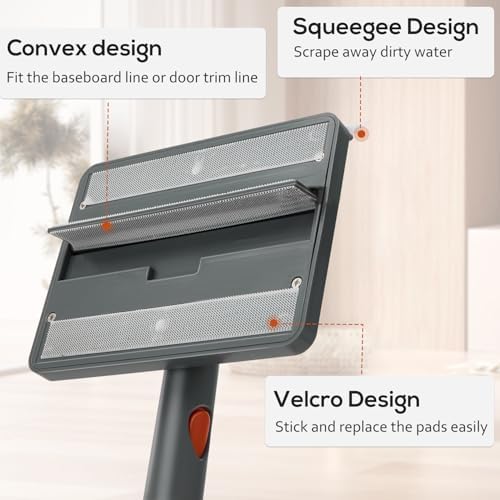 Baseboard Cleaner Tool, Foldable Wall Mop - Image 6