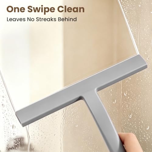 10 Inch Silicone Shower Squeegee - Image 3