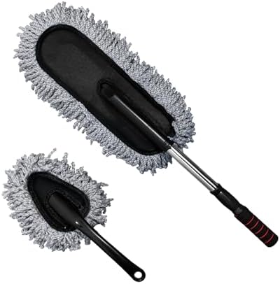 2 PCS Microfiber Car Duster, Scratch Free Auto Exterior Interior Large Dusting by Sylvil