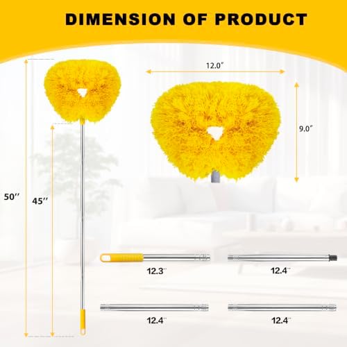 Ceiling Fan Cleaner Duster Reusable Microfiber Ceiling Fan Blade Cleaner - Image 6