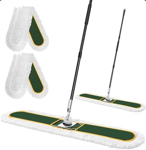 48" Commercial Dust Mop for Floor Cleaning by Makecleaningmoreefficient