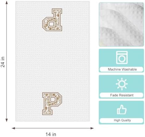 Chinoiserie Initial Kitchen Towels, Personalized Kitchen Towels, Personalized - Image 6