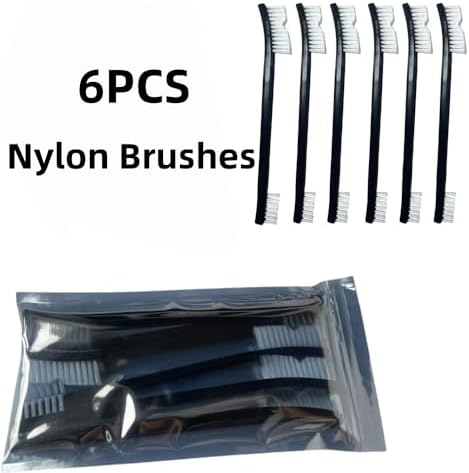 6-Pack Small Wire Brush Pro Kit: Nylon Bristles - Image 5