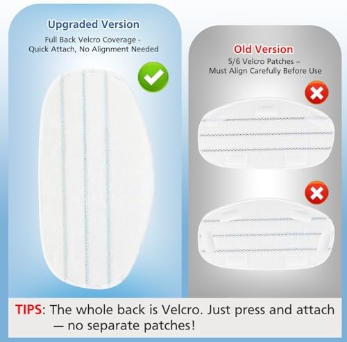 LINNIW 6 Pack Replacement Steam Mop Pads Compatible - Image 3