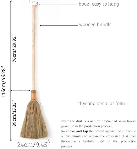 Vietnamese Straw Soft Broom for Cleaning - Image 2