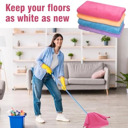4 Pcs Extra Large Microfiber Cleaning Cloth - Image 6