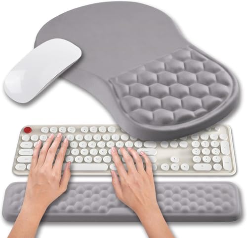 Hokafenle 2 In 1 Ergonomic Mouse Pad Wrist Support & Wrist Rest by Hokafenle