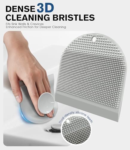 2 Pack Silicone Sink Cleaning Brush - Image 3