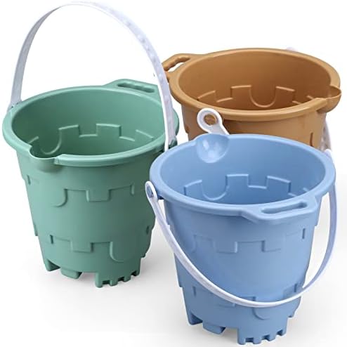 Jumbo Avocado Castle Model Beach Gear 7" Large Sand Buckets Pails Beach Water - Image 7