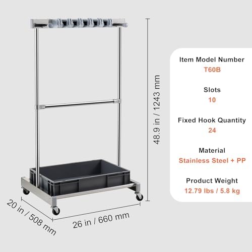VEVOR Garden Tool Organizer, 10 Slots - Image 7
