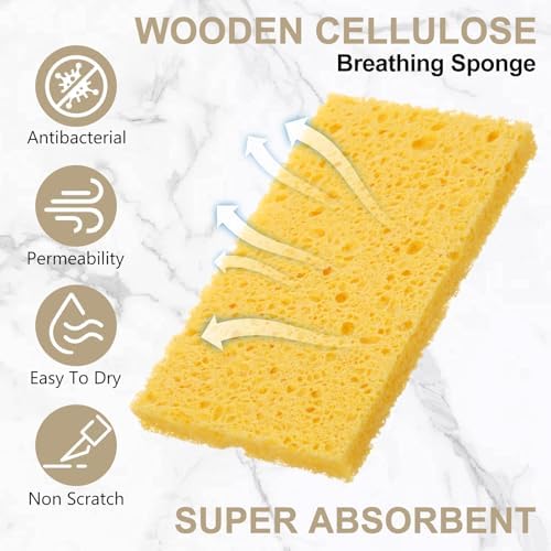 Zhengmy 100 Pcs Sponges Bulk Sponges Kitchen Compressed Sponge - Image 4