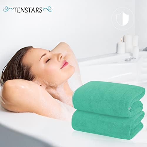 TENSTARS Silk Hemming Bath Towels - Image 5