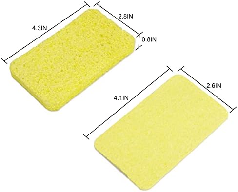 CELOX 12 Pack Cellulose Compressed Sponges, Natural Wood Pulp Thicker - Image 7