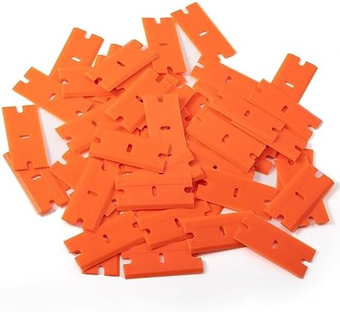 NEWISHTOOL Double Edged Plastic Blades 300 PCS Replacement Blades 1.5-Inch - Image 2