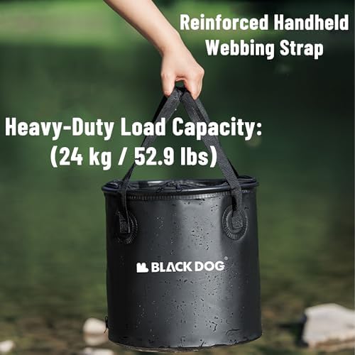 Blackdog 5 Gallon Camping Collapsible Bucket - Image 5