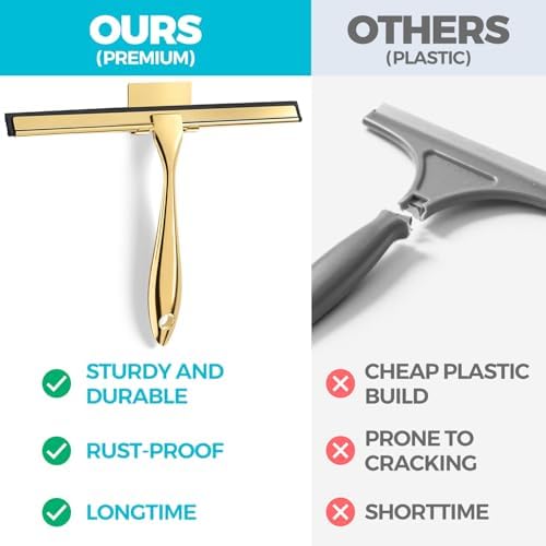 ALFLOD 2pcs Shower Squeegee for Glass Doors - Image 3