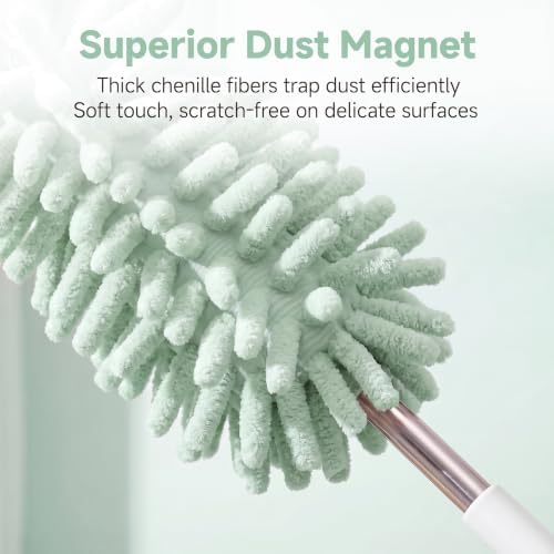 2PCS Telescopic Car Detailing Duster, Flexible Adjustable Cleaning Head - Image 6