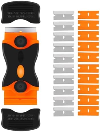 Razor Blade Scraper, 2-in-1 Double Edged Razorblade Scraper Tool by Viadom