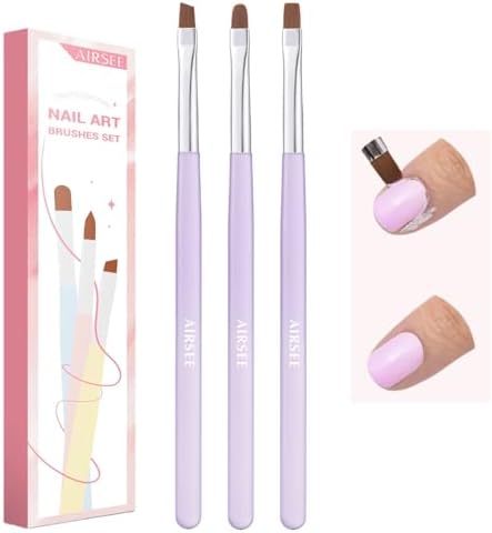 AIRSEE Nail Art Clean Up Brushes by AIRSEE