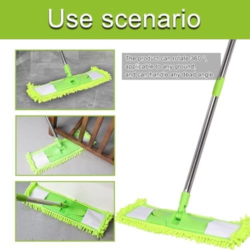 4Pcs Flat Mop Refill Pads, Absorbent - Image 6