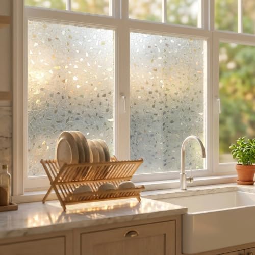 Decorative Crystal Stone Window Privacy Film, 23.6"x 78.7" - Image 2