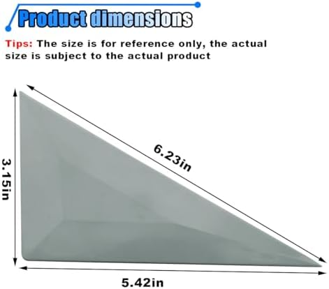 5PCS Triangle Contour Squeegee Car Window Tint Tools - Image 2