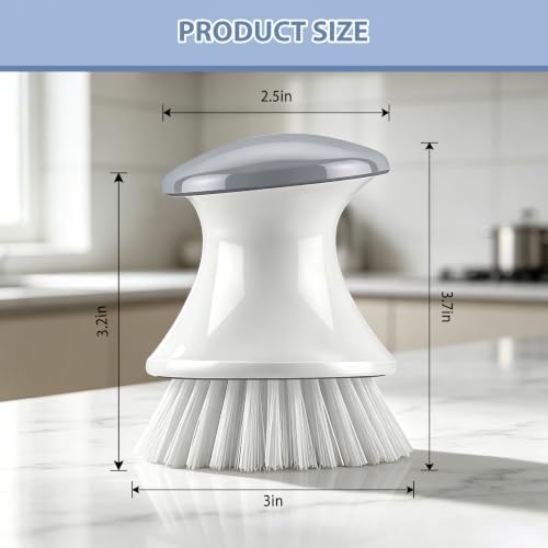 SetSail Dish Scrub Brush, 2 Pack Kitchen Scrub Brush - Image 2