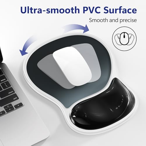 AKIT Ergonomic Gel Mouse Pad & Keyboard Wrist Rest Set - Image 4