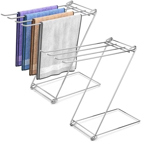 Kitchen Towel Holder, 4-Arm Kitchen Towel Rack by SeropyDirect
