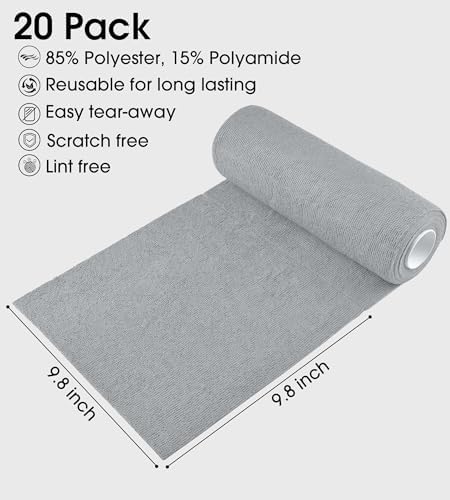 KitchLife Microfiber Cleaning Cloth Roll - Image 3