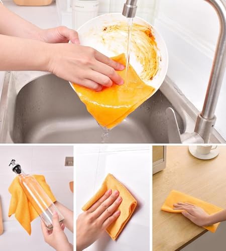 KitchLife Microfiber Cleaning Cloth Roll, 100 Pack - Image 3