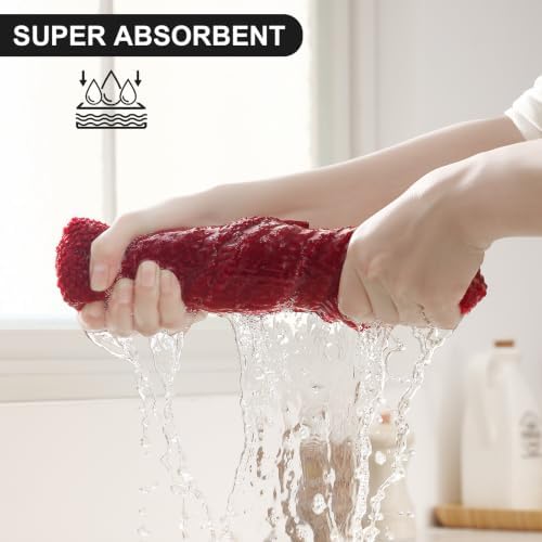 Homaxy Dual Design Cotton Kitchen Towels - Image 4