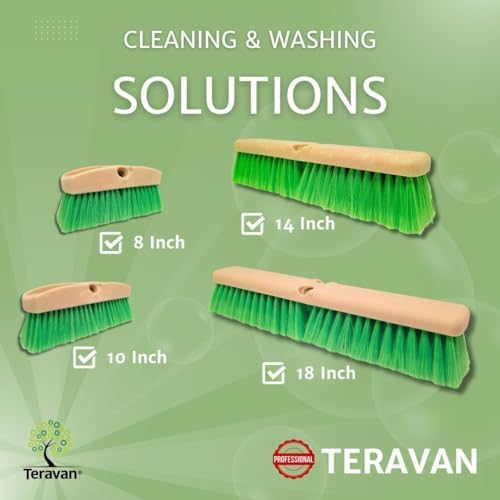 Teravan Green Flow Through Essential Flagged-End Brush Head - Image 5