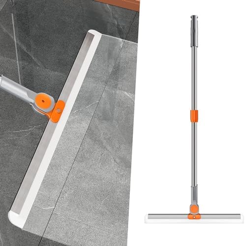 Shower Squeegee with Long Handle, Floor Extendable Squeegee Commercial Scrubber - Image 7