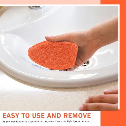 Baderke 4 Pcs Tub Tile Scrubber Cleaning Brush Pad - Image 6