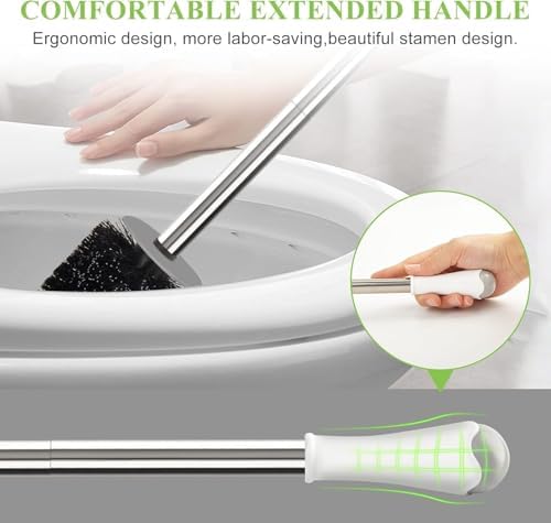 Toilet Brush and Holder Set, 3 Pack - Image 4