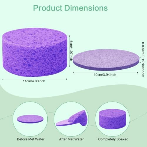 3-Pack Large Sponge, Kitchen Sponges, Handy Sponges, Cellulose Sponges - Image 2