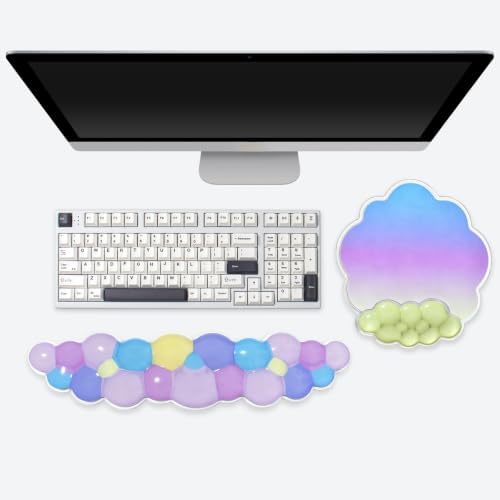 Gel Cloud Wrist Rest and Mouse Pad Support Set by Sumgsn