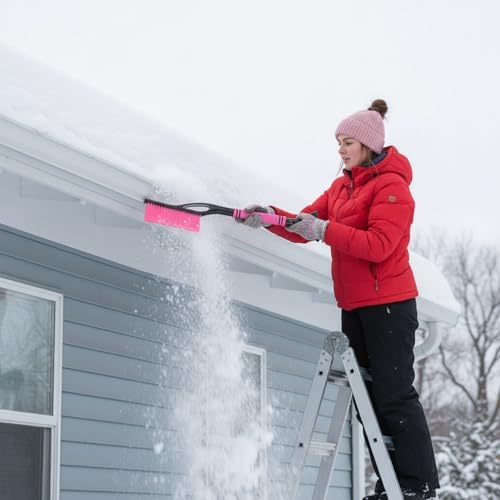 Lasnten 24'' Snow Brush and Ice Scraper - Image 6