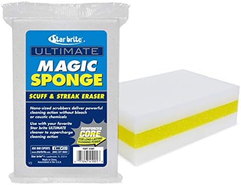STAR BRITE Ultimate Magic Sponge, Boat Scuff & Stain Eraser by Starbrite